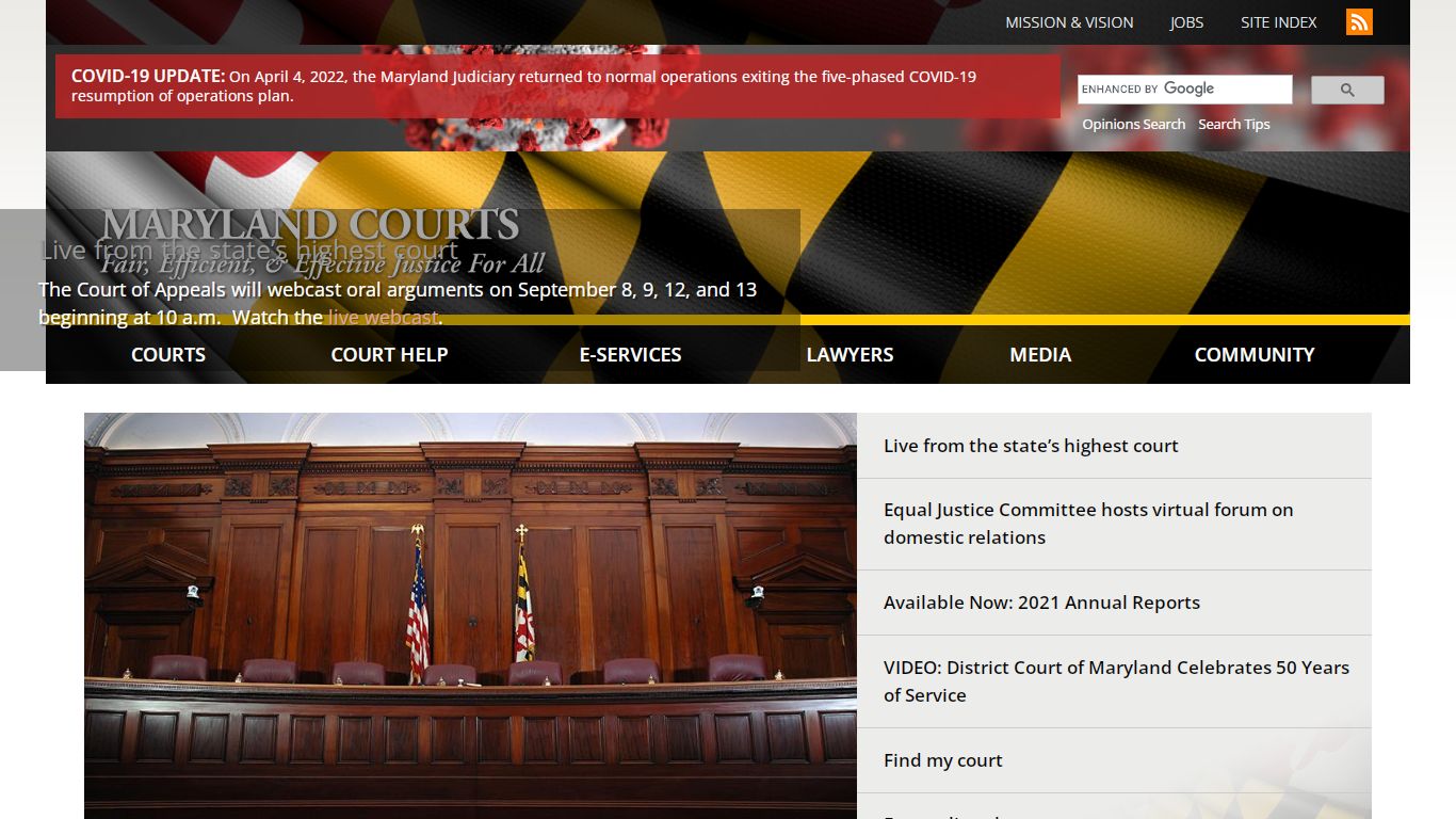 Home | Maryland Courts