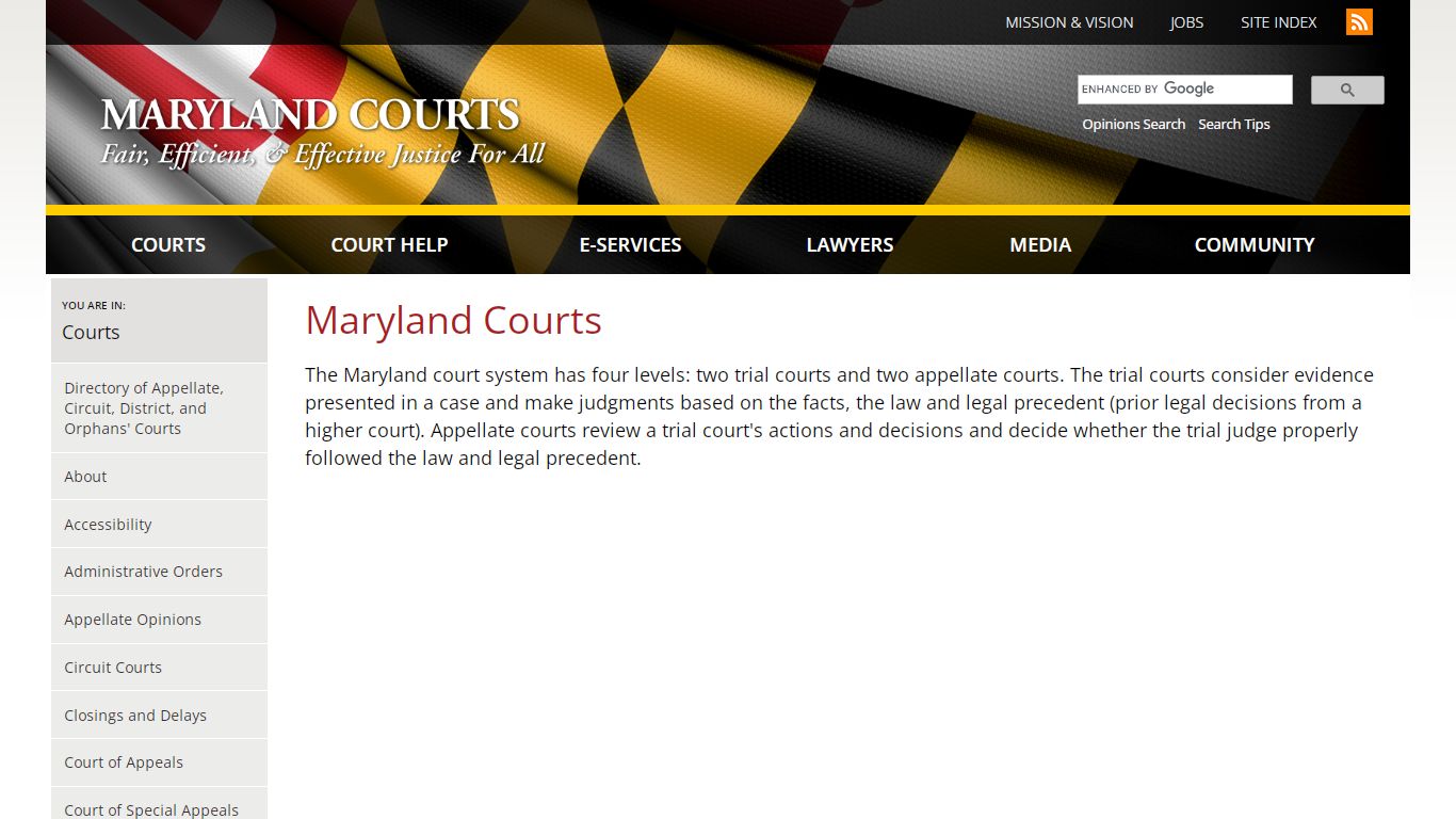 Maryland Courts | Maryland Courts